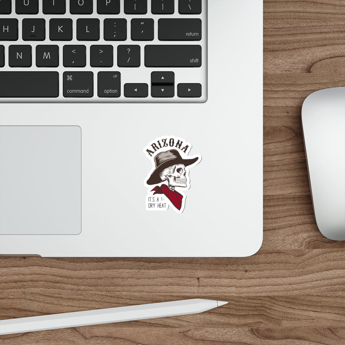 Arizona Skeleton Die-Cut Stickers - Perfect for Laptops & Water Bottles, Celebrating Southwestern Vibes